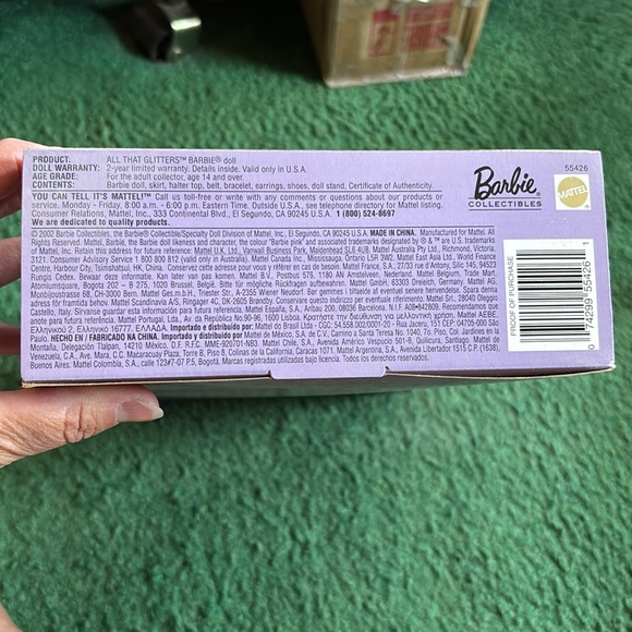 NIB. NWOT.  Barbie diva all that glitters collection. Cross listed in home. - Picture 3 of 6